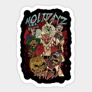 HOLIDAYZ IN HELL: HHN HOLLYWOOD Sticker